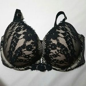 Victoria's Secret Dream Angels black net lace 32DD